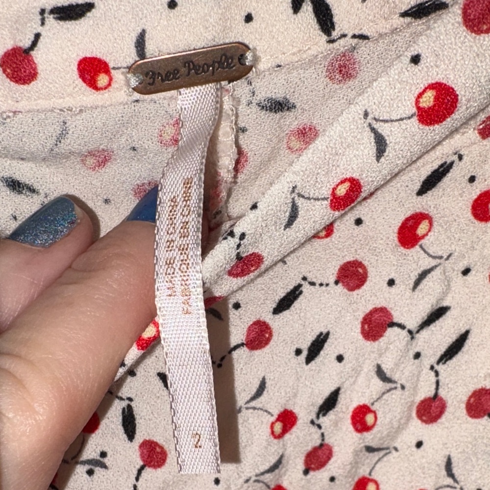 Free People Cherry pants size 2 Wide-Leg Pants - Picture 4 of 6